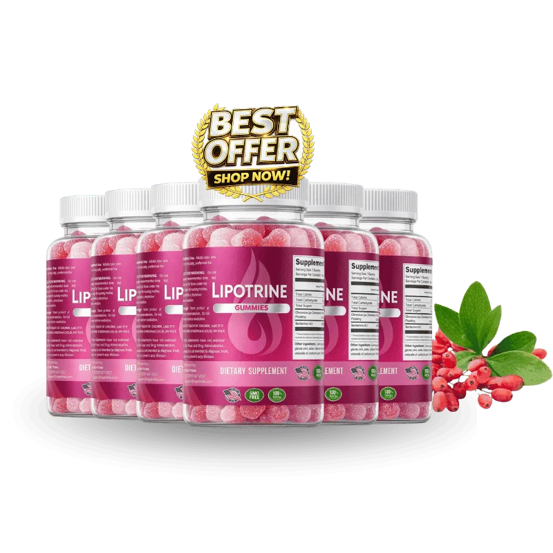LipoTrine Weight Management Support — 6 Bottle / 180 Day Pack